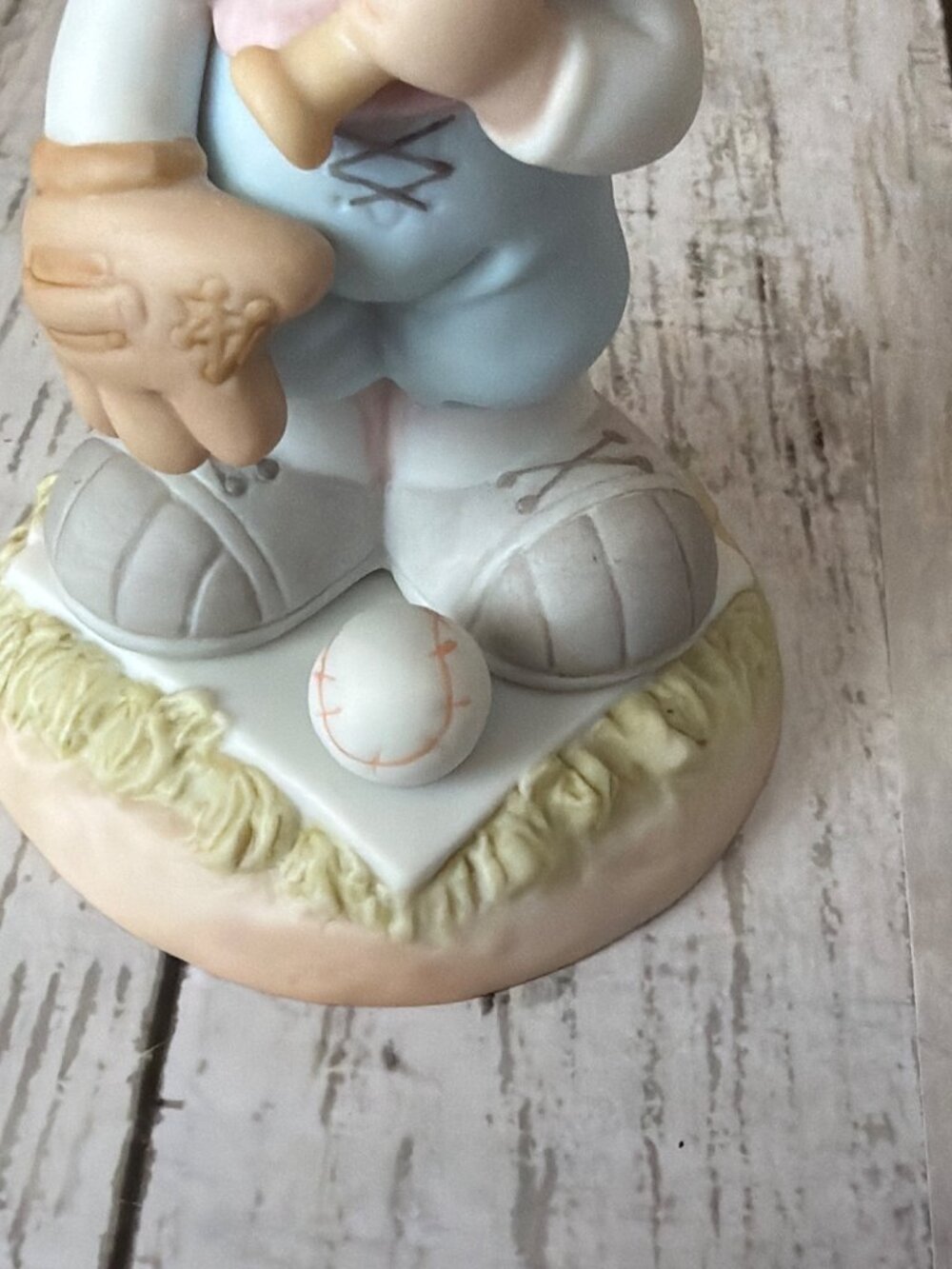 Precious Moments “Let’s Have A Ball Together” 2001 Baseball Figurine #889849 - Picture 7 of 11